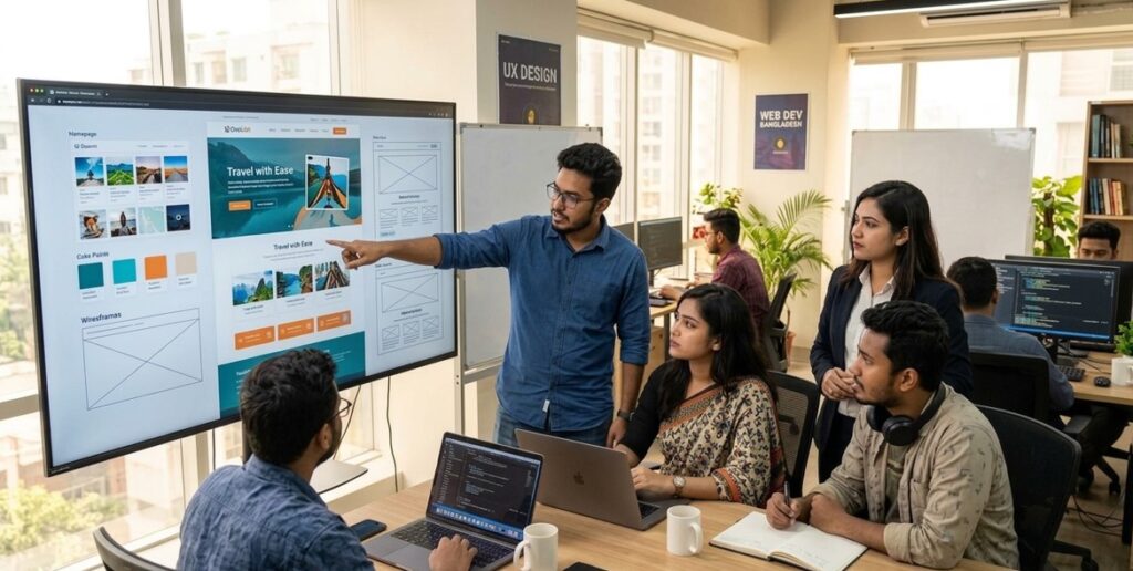 web development company in Bangladesh team